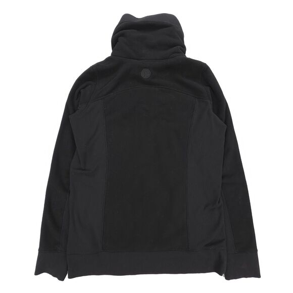 LULULEMON Post Chaturanga Pullover Black OG Fleece 1/2 Zip Sweater Athleisure 6 - Picture 6 of 7